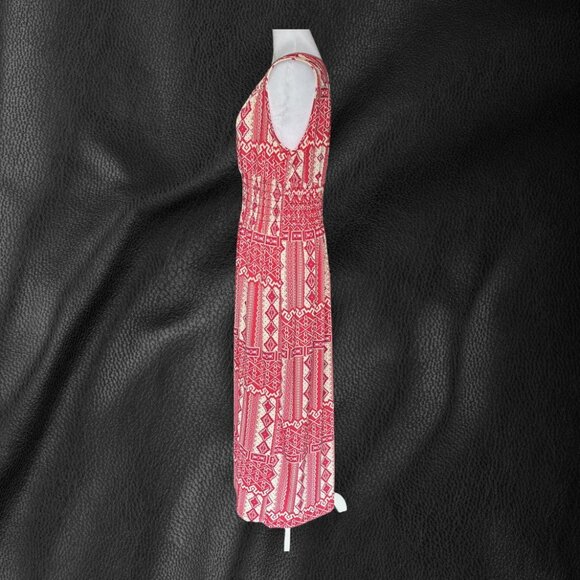 Jon & Anna Red Boho Maxi Dress 1X Boho, Festival, Beachy, Retro, - Picture 4 of 9